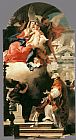 Giovanni Battista Tiepolo Canvas Paintings - The Virgin Appearing to St Philip Neri